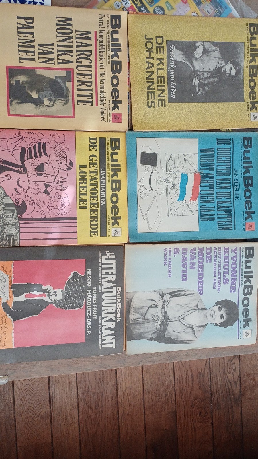 Collectie BulkBoek en Literatuurkrant boeken, Ophalen, Gelezen, Diverse auteurs, Nederland