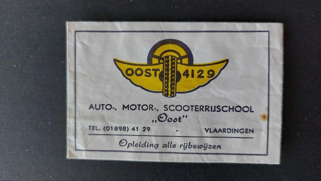Vlaardingen, Auto-, Motor-, Scooterrijschool "Oost", Verzenden, Nederland