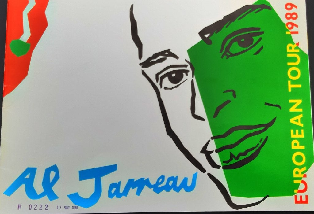 Al Jarreau Tourboek van de Europese Tour 1989, Ophalen of Verzenden, Zo goed als nieuw, Artiest, Onbekend