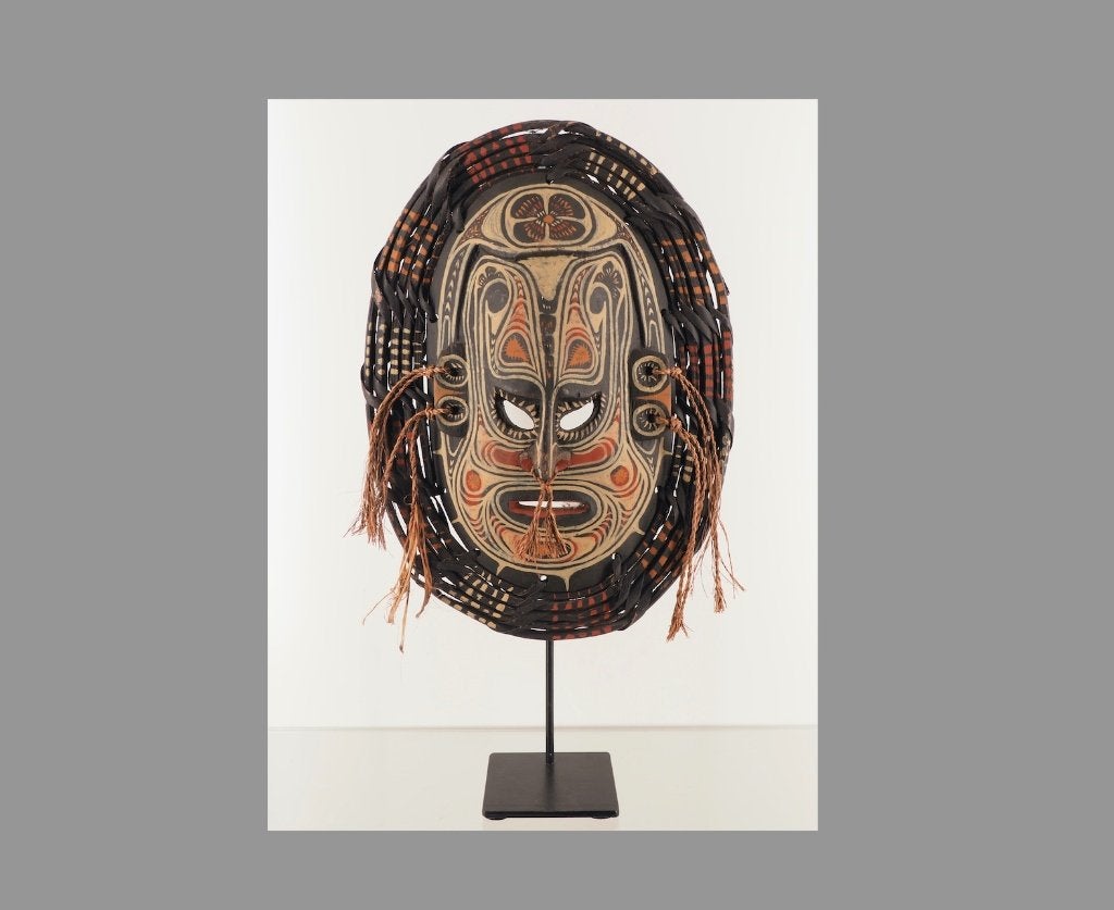 Latmul dansmasker Sepik, Papua Nieuw-Guinea (200315-12), Ophalen of Verzenden