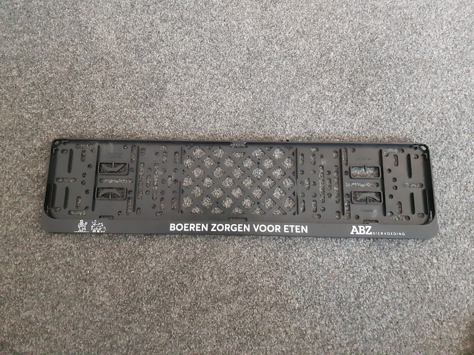 Kentekenplaathouder "Boeren zorgen voor eten", Ophalen of Verzenden, Nieuw