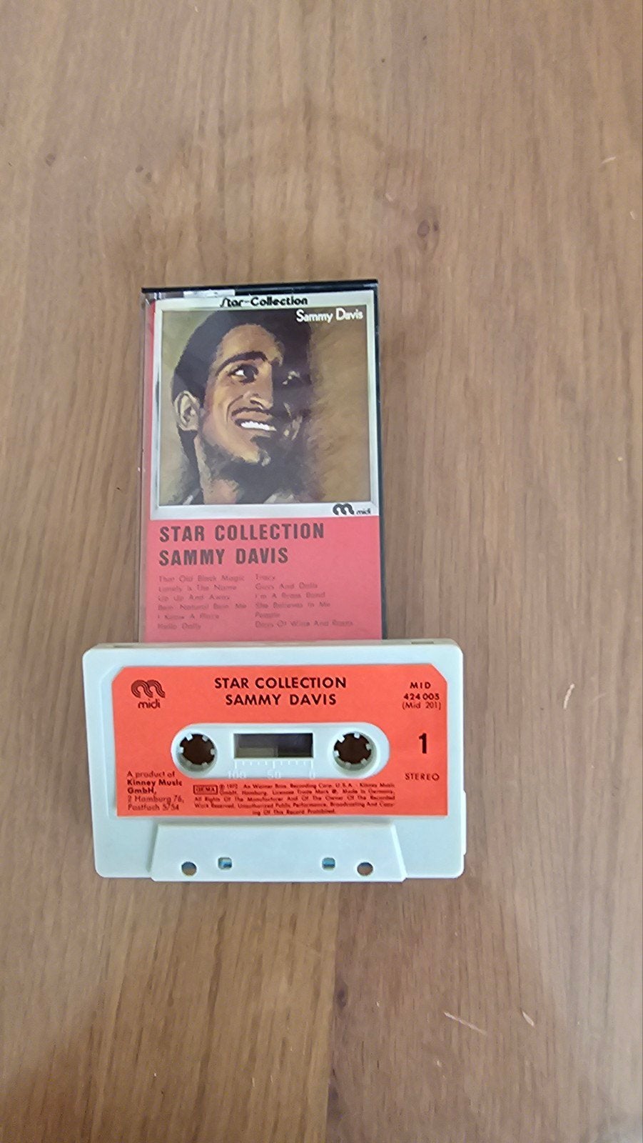 Sammy Davis Star Collection Cassettebandje, Gebruikt, 1 bandje, Ophalen of Verzenden, Origineel