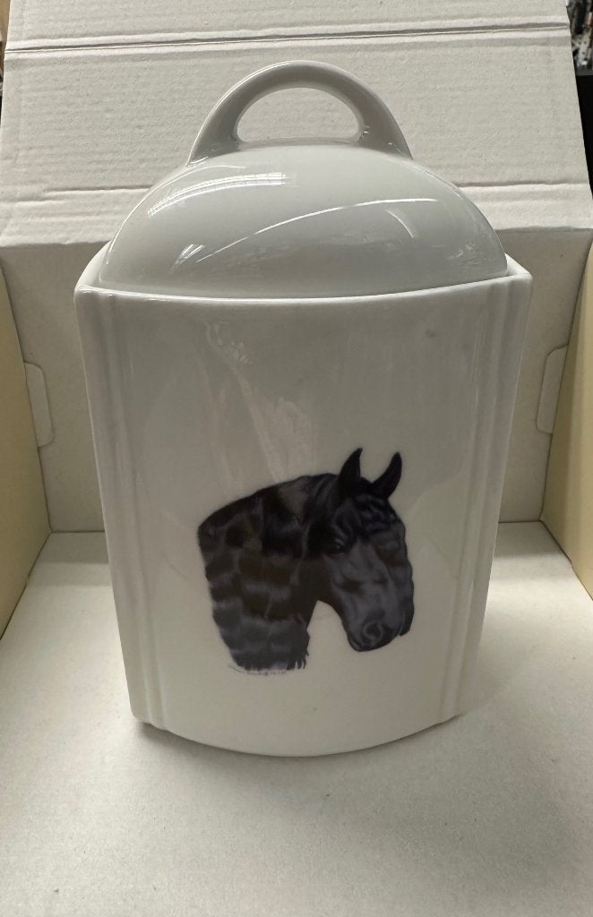 Urn voor dieren met afbeelding paard, Ophalen of Verzenden, Nvt, Nvt, Nvt