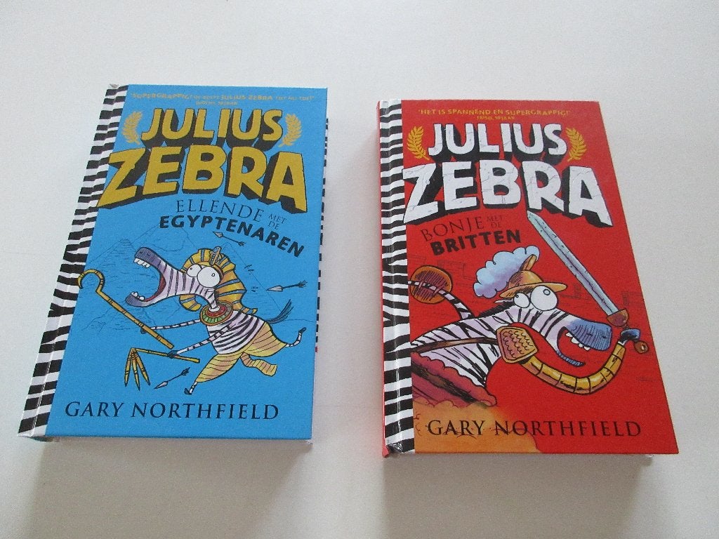2 Julius Zebra  boeken., Boeken, Ophalen of Verzenden, Zo goed als nieuw, Fictie algemeen