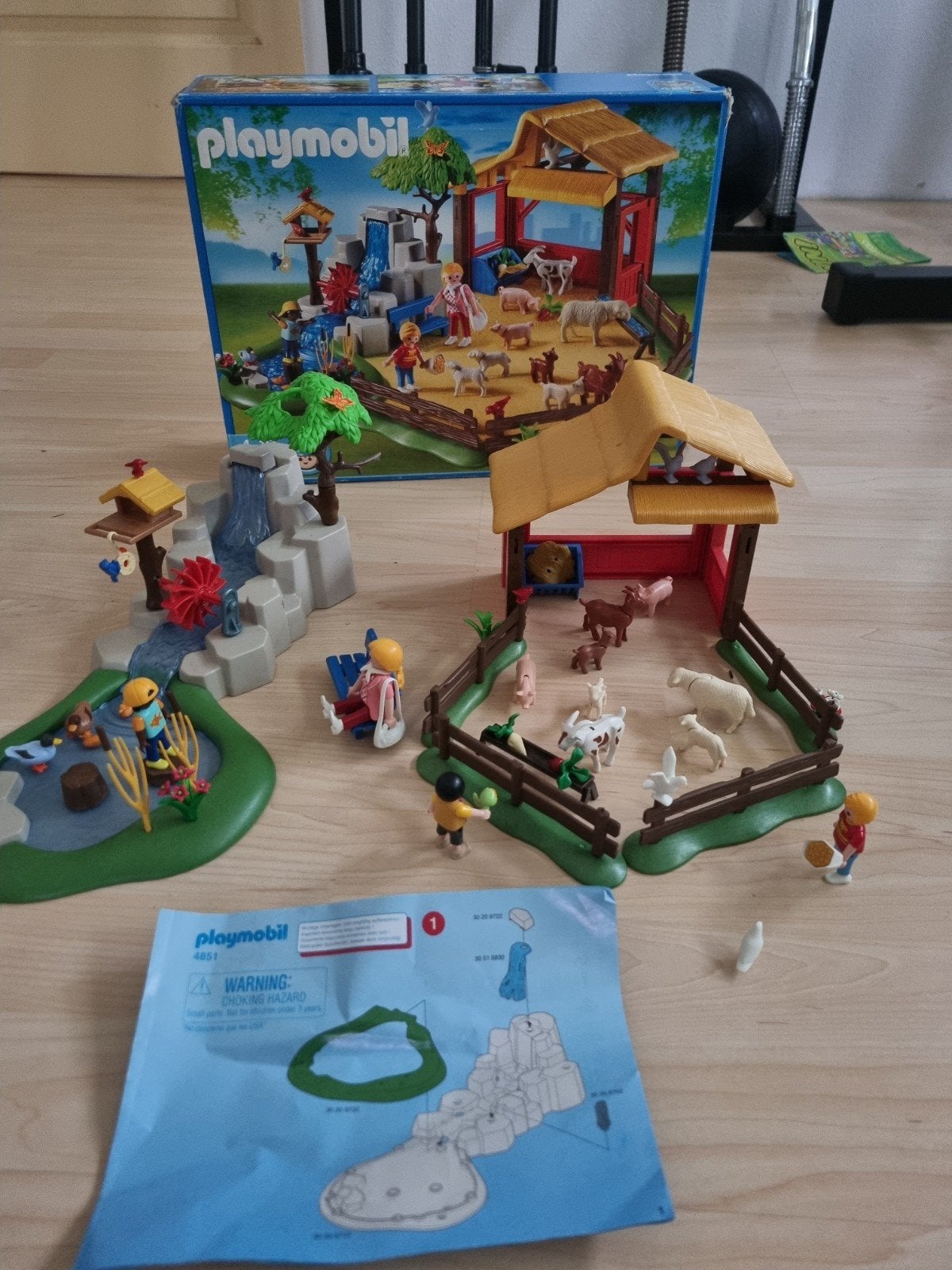 Playmobil 4851 kinderboerderij, Gebruikt, Complete set, Overige typen, Ophalen of Verzenden