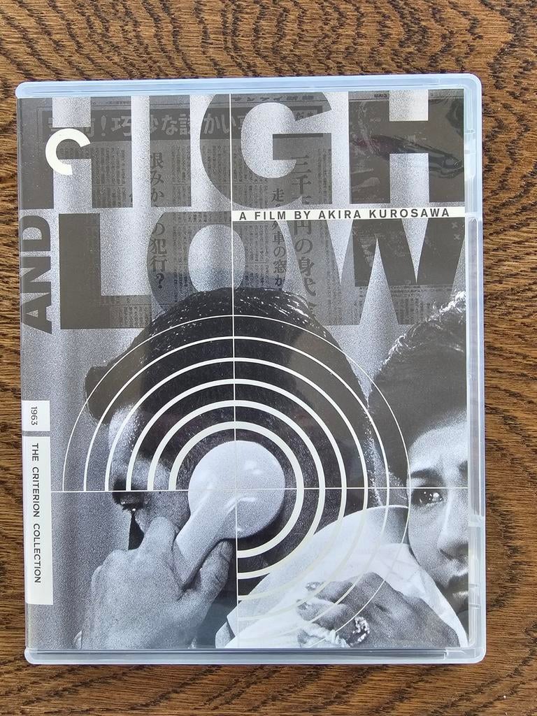 Criterion Collection High and Low blu ray US edition, Cd's en Dvd's, Blu-ray, Ophalen of Verzenden, Zo goed als nieuw
