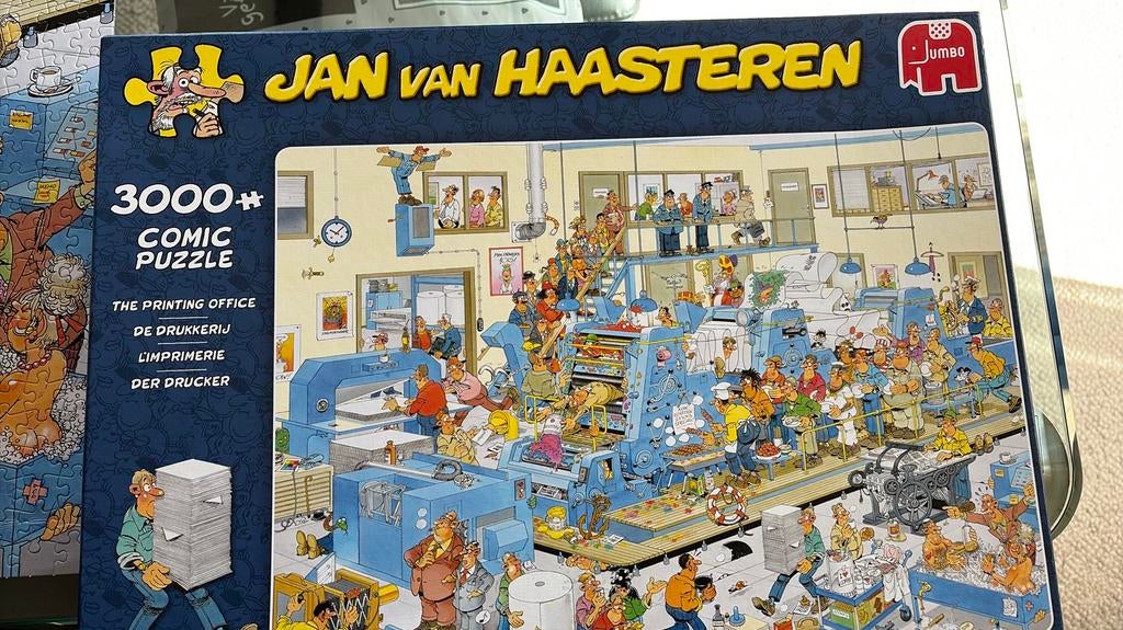 De Drukkerij Jan van Haasteren 3000 stukjes, Ophalen, Meer dan 1500 stukjes, Gebruikt