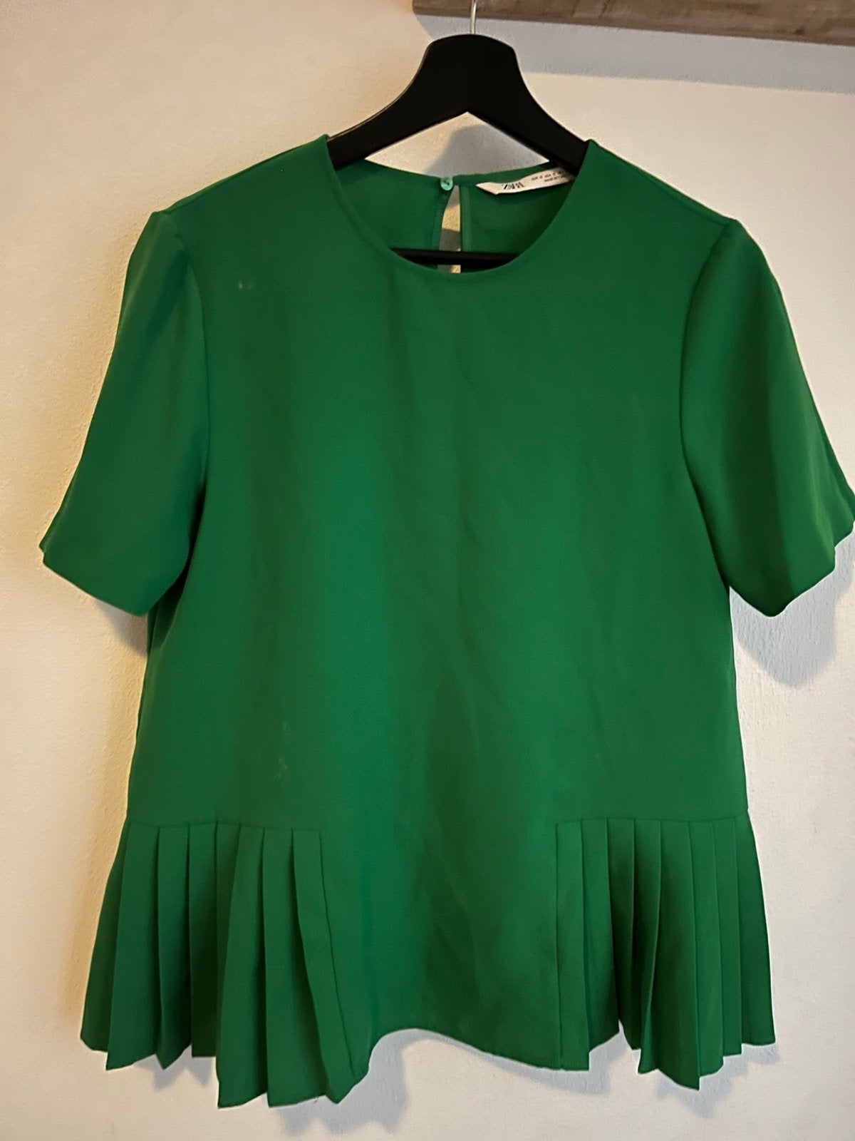 Fris groen zara S, Ophalen of Verzenden, Zo goed als nieuw, Groen, Korte mouw