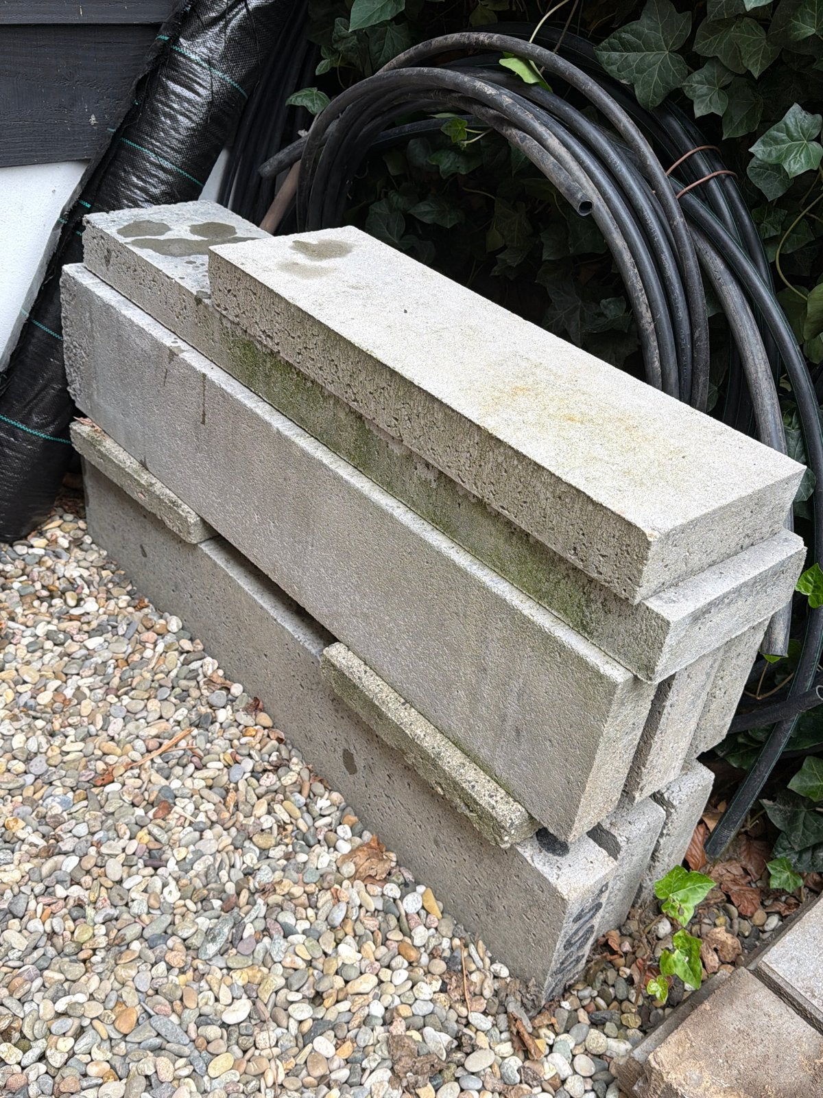 Schellevis opsluitband 100x20x7cm, Tuin en Terras, Ophalen, Gebruikt, Beton, Overige typen