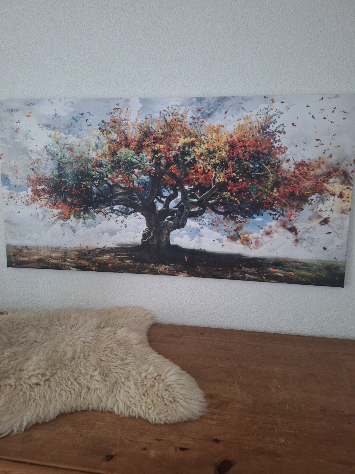 Verstrengelde Seizoenen Canvas Kunstwerk - Pixure Art, Ophalen