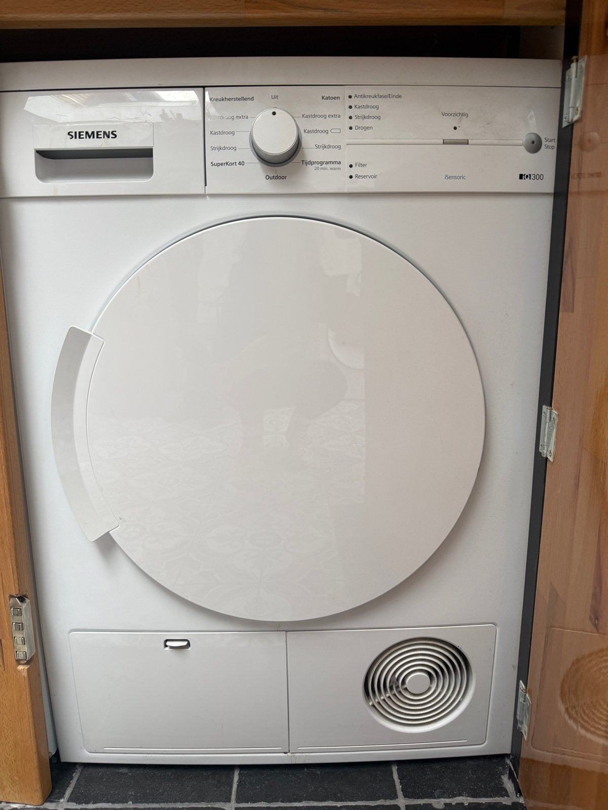 Siemens iQ300 Condensdroger - Goede staat, Witgoed en Apparatuur, Wasdrogers, Ophalen, 6 tot 8 kg, Zo goed als nieuw, Voorlader