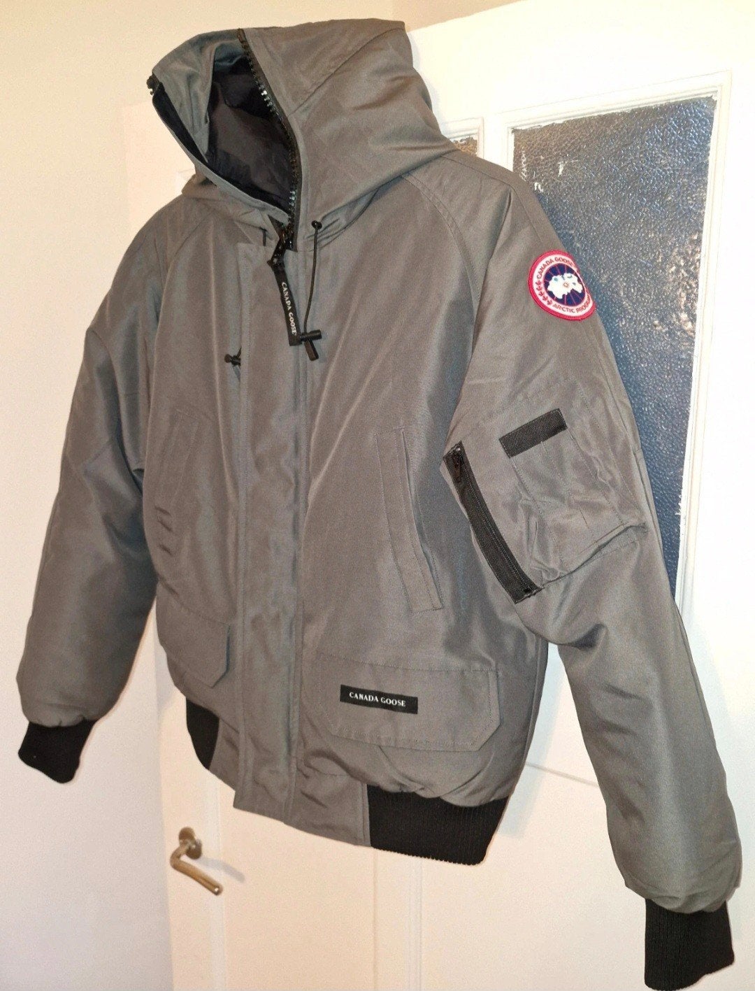 Canada Goose Bomberjack Grijs - Maat S (kleine M), Kleding | Heren, Jassen | Winter, Canada Goose, Nieuw, Ophalen of Verzenden