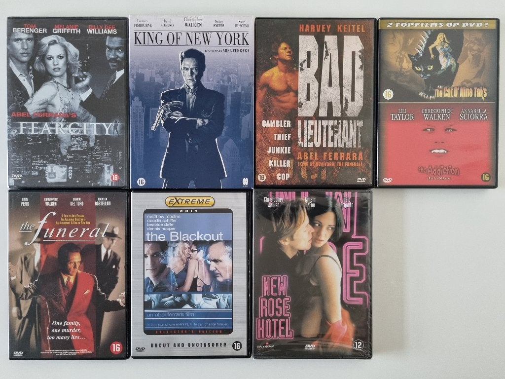 7x Abel Ferrara - Geseald, Alle leeftijden, Ophalen of Verzenden, Nieuw in verpakking, Overige gebieden