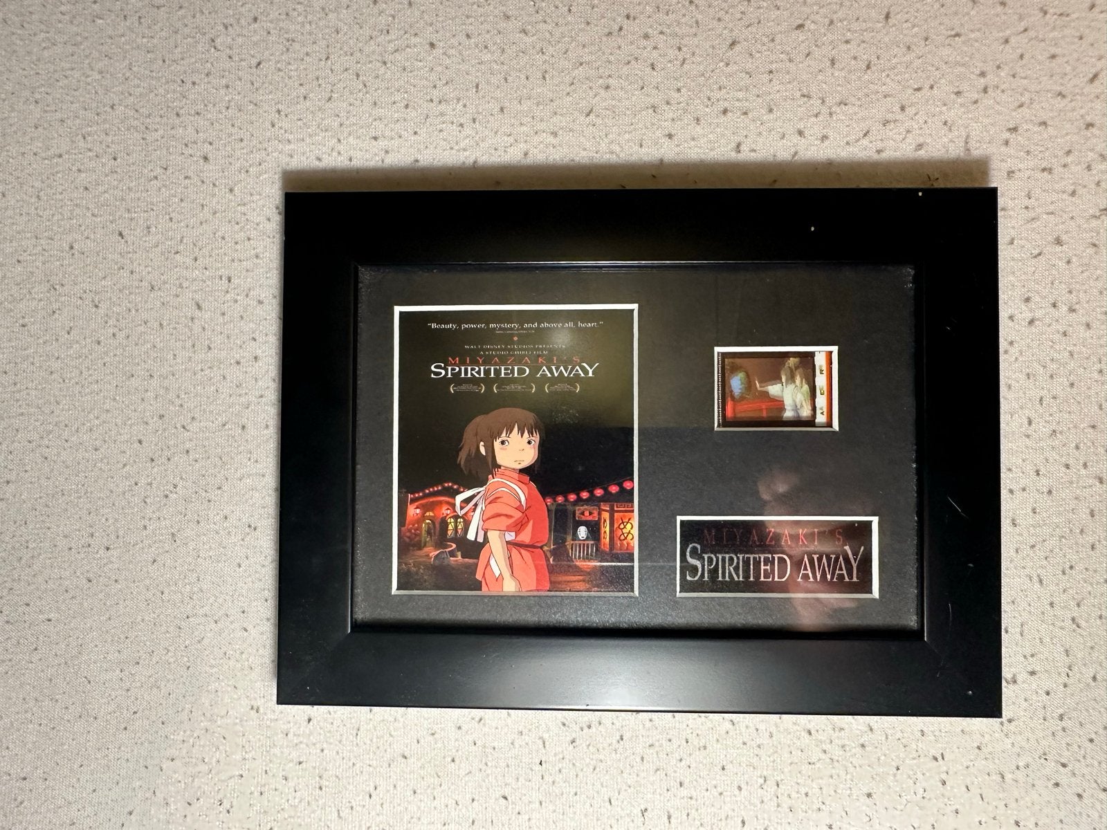 Spirited Away Filmcell Display - Origineel Filmstuk, Ophalen of Verzenden, Zo goed als nieuw