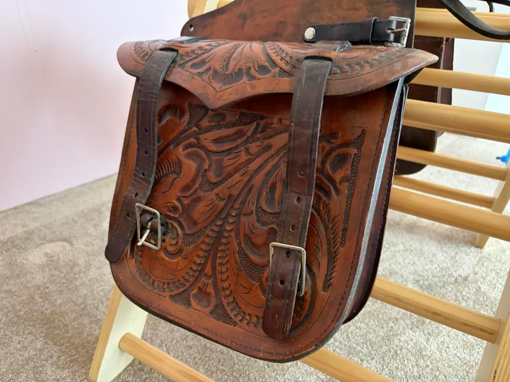 Prachtige leren zadeltassen paard/pony(afhalen of verzenden), Motoren, Accessoires | Koffers en Tassen, Ophalen of Verzenden, Zo goed als nieuw