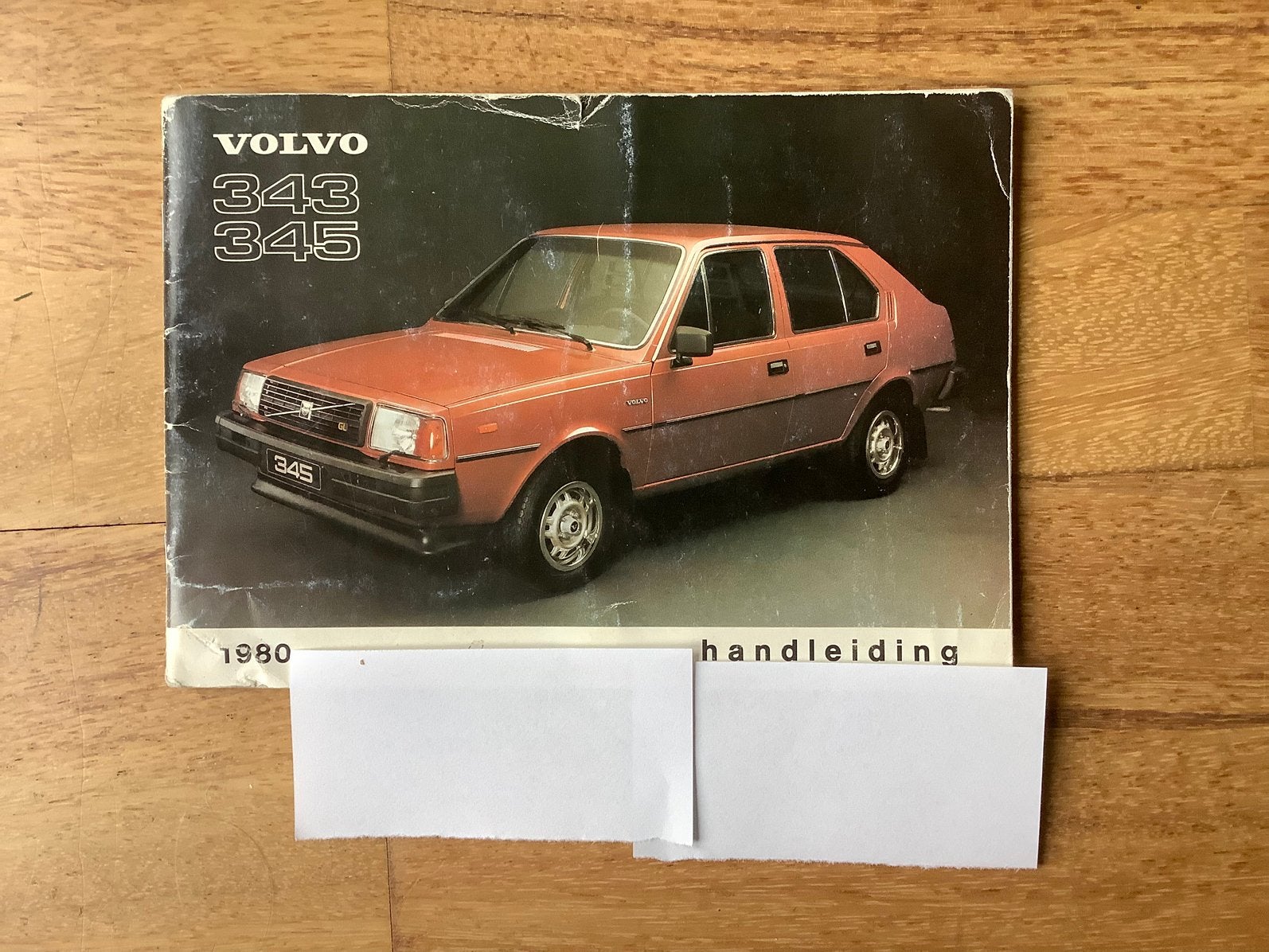 Handleiding volvo 343 345, Auto diversen, Ophalen of Verzenden