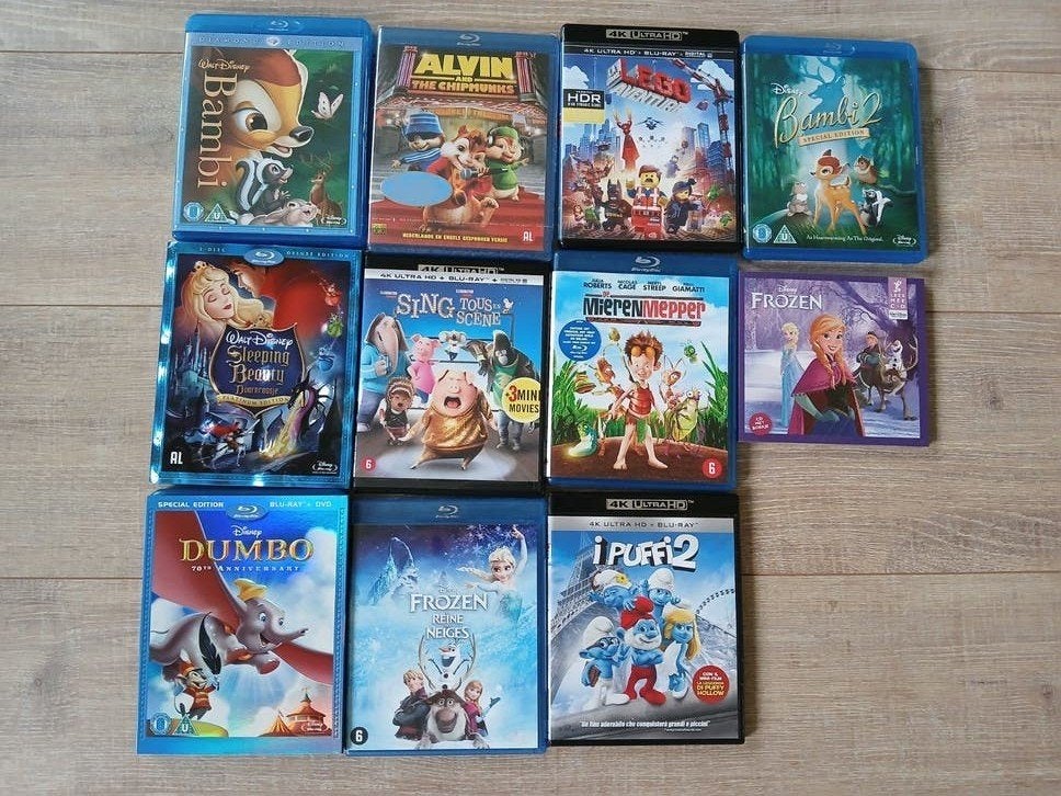 Grote collectie Blu-ray films - Disney, animatie en meer, Animatie, Verzamelbox, Alle leeftijden, Nederlands