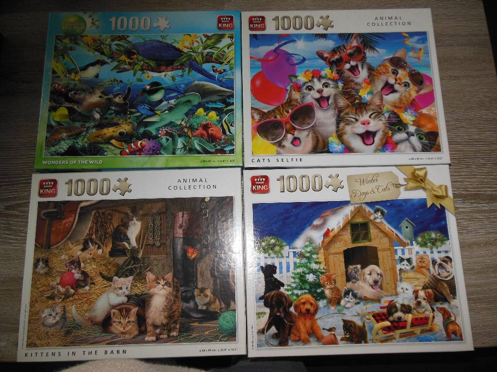 Puzzles, Ophalen, 500 t/m 1500 stukjes, Zo goed als nieuw, Legpuzzel