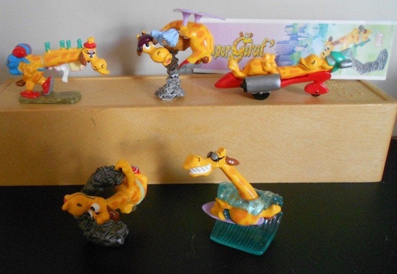 Kindersurprise Ferrero : Super Giraffe = 5 stuks = Compleet, Verzamelen, Ophalen of Verzenden, Zo goed als nieuw, Overige typen