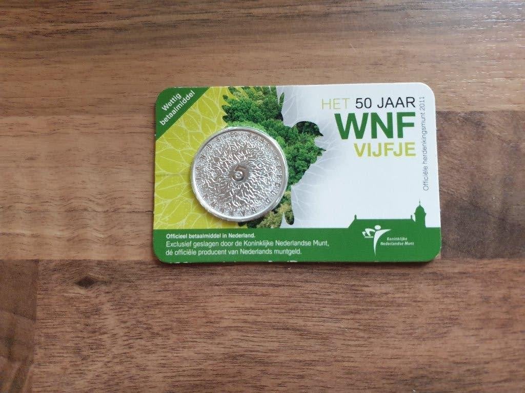 50 jaar Wereld Natuur Fonds coincard, Verzenden, Overige landen, 5 euro