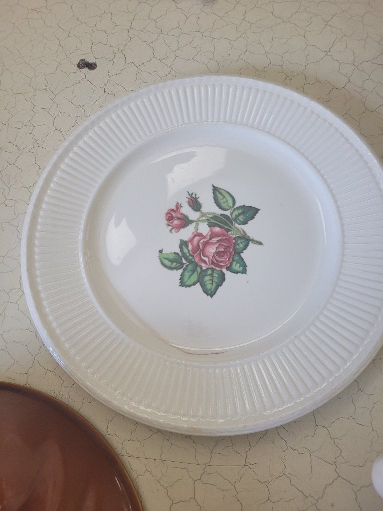 Vintage bord Rose Moss Vileroy & Boch foto 1 t/m 3, Heikant 21 Kaatsheuvel, Gebruikt, Villeroy & Boch, Belle Vieille Brocante