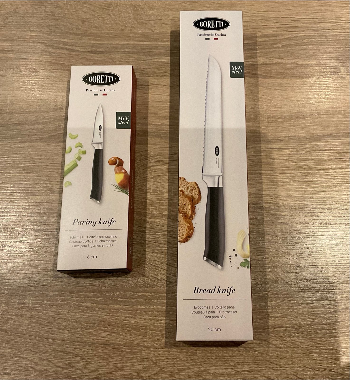 Boretti Broodmes en Schilmesje - Nieuw in Doos, Overige typen, Nieuw, Ophalen of Verzenden, Zwart