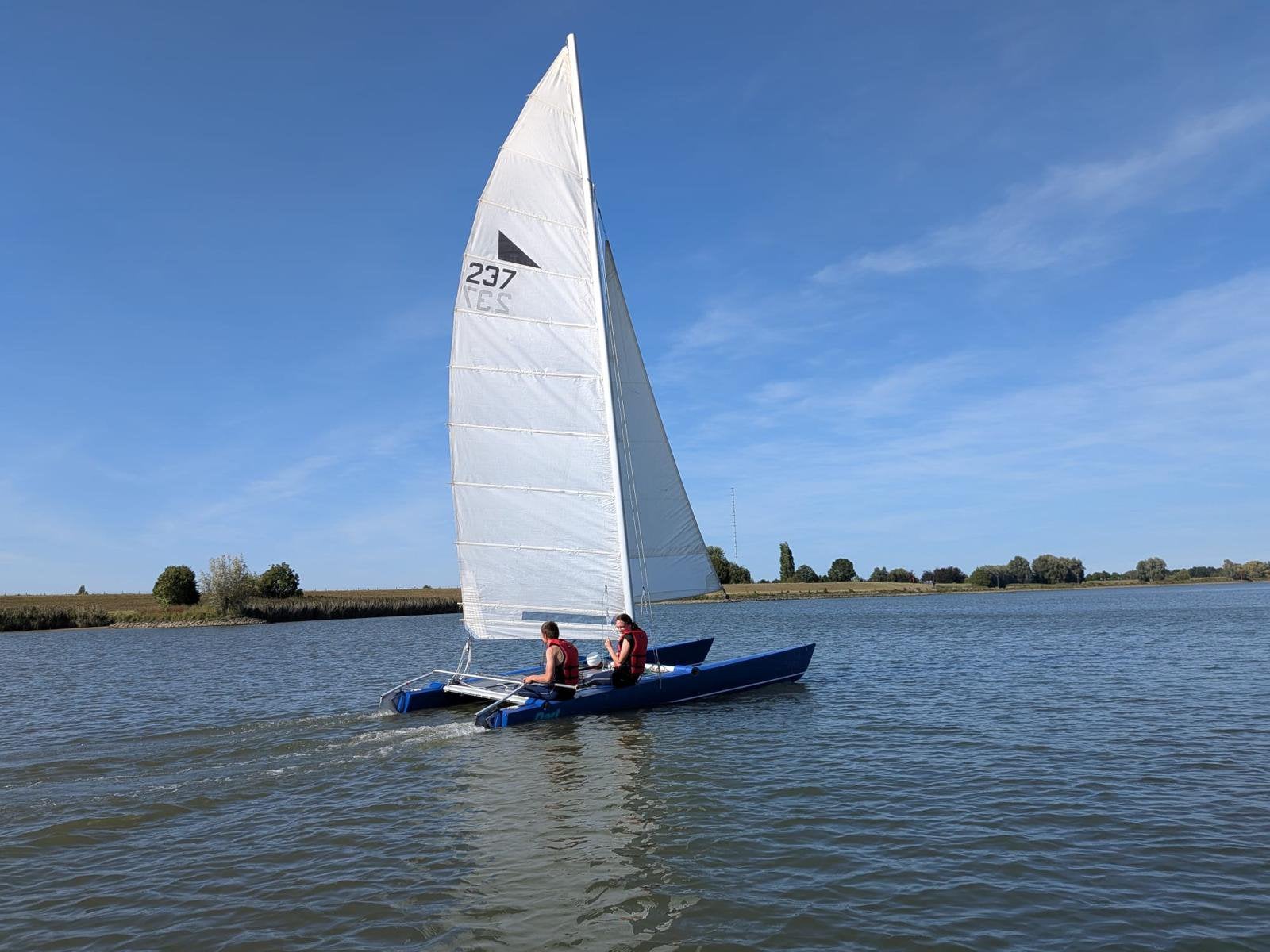 Dart 20 met trailer snelle boot zeilboot openzeilboot, Watersport en Boten, Ophalen, 6 m, Gebruikt, Dart
