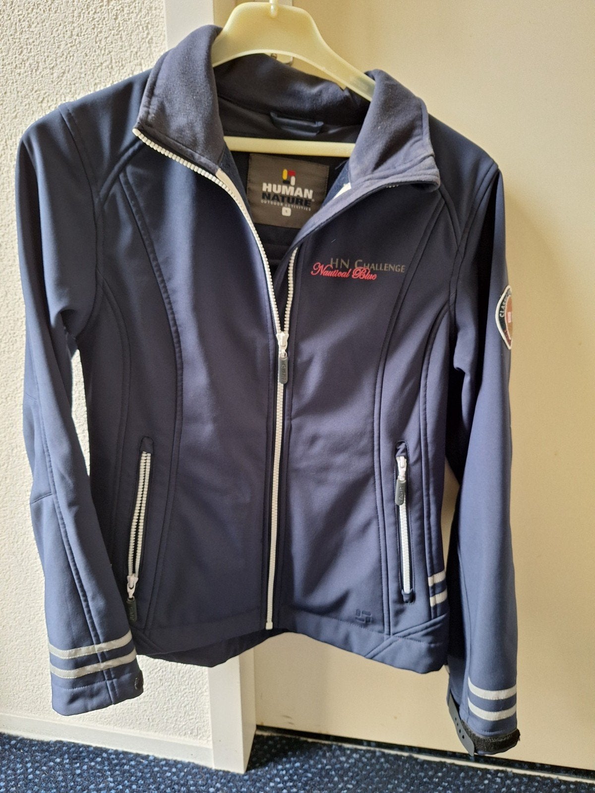 Human Nature (ANWB) Softshell Jas Dames – Maat S, Ophalen, Blauw, Maat 36 (S), Human Nature
