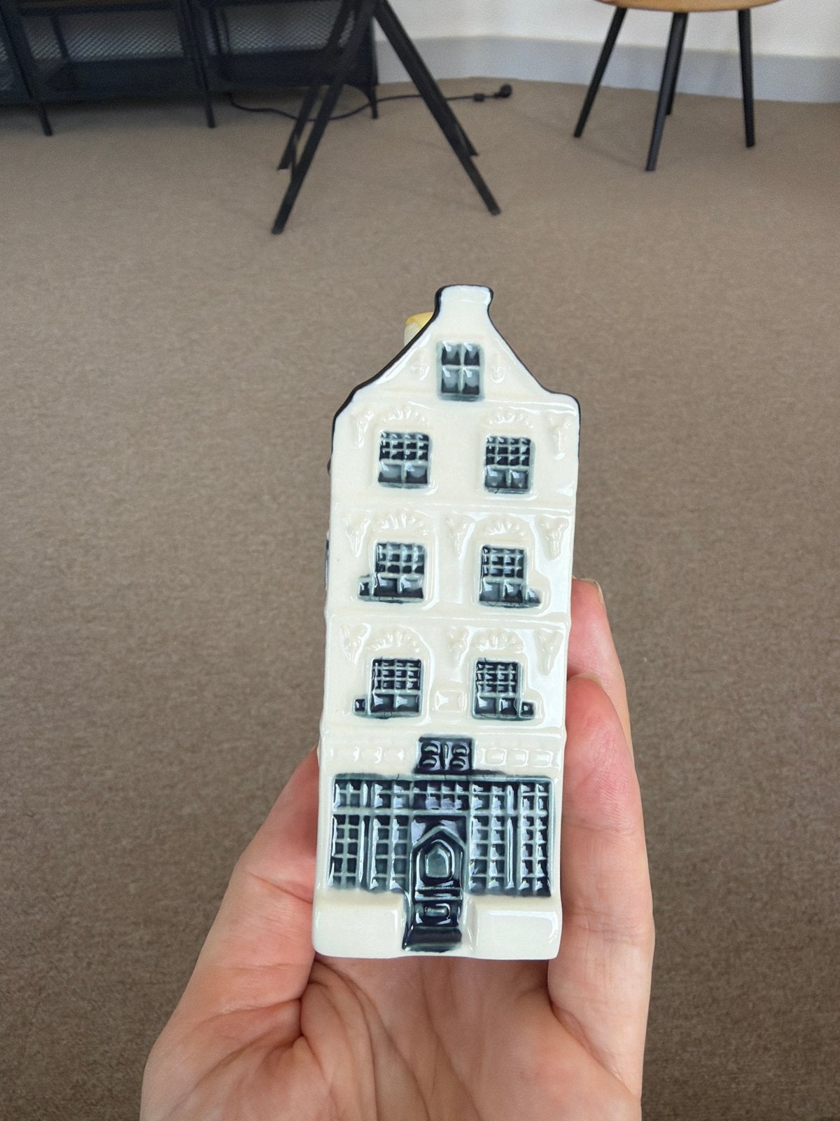 KLM huisje 28 BOLS Delfts Blauw - Ongevuld, Verzamelen, KLM Huisjes, Ophalen, Zo goed als nieuw, 21 t/m 40, Gevuld