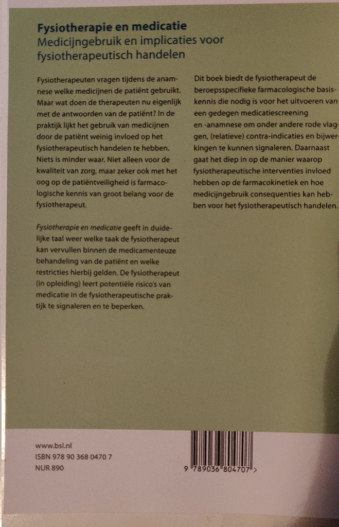Foto 2 van Fysiotherapie en medicatie