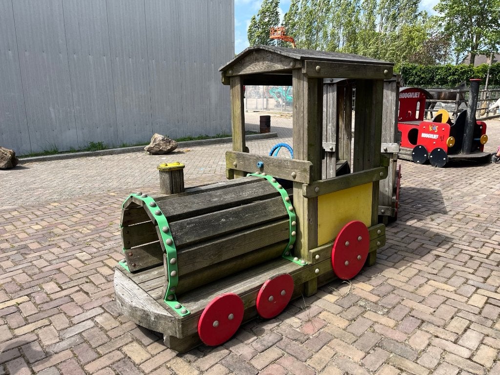 Europlay speeltrein locomotief + wagon 425x90x170, Ophalen of Verzenden, Gebruikt