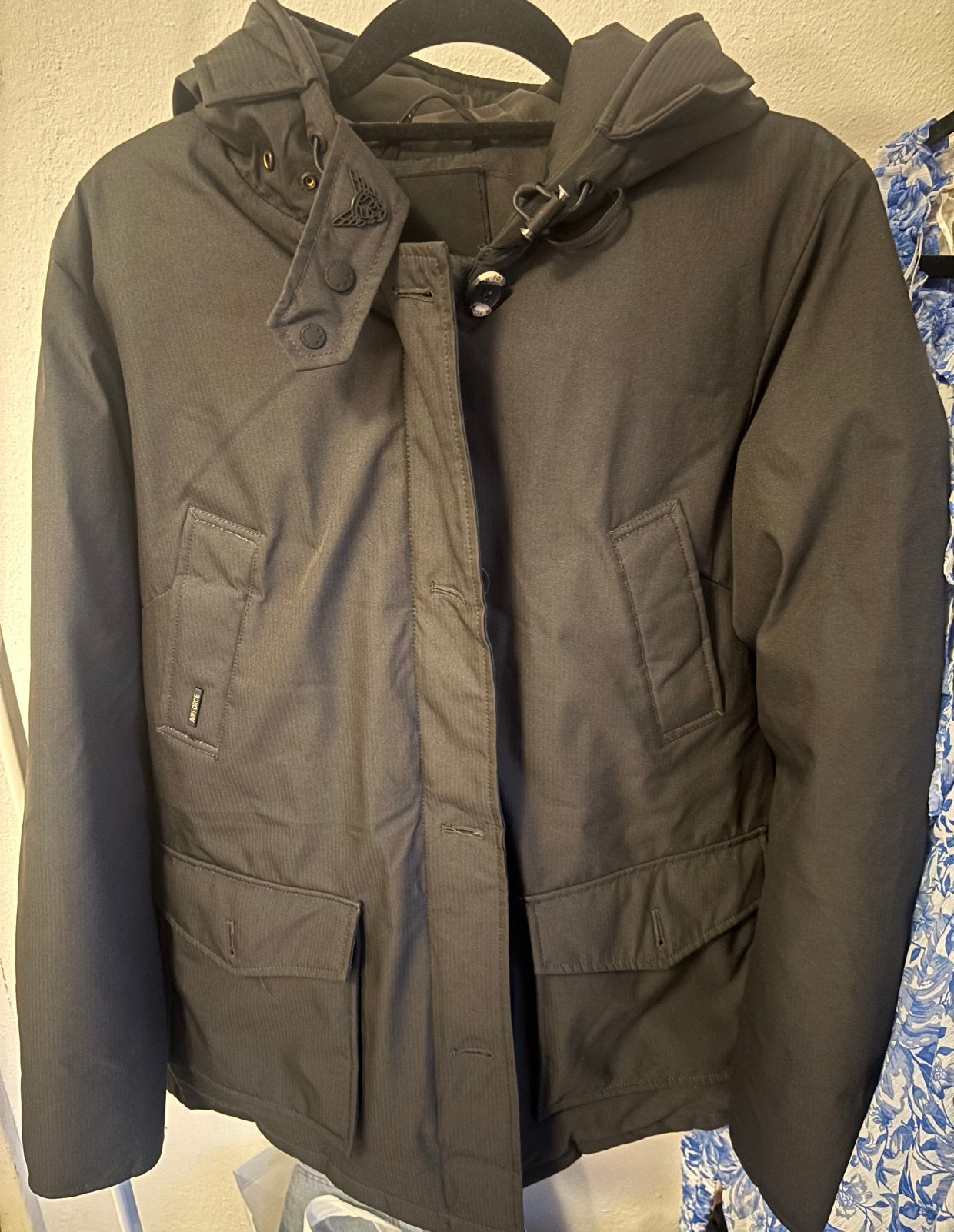 Air force winterjas, Ophalen of Verzenden, Zo goed als nieuw, Maat 56/58 (XL), Grijs