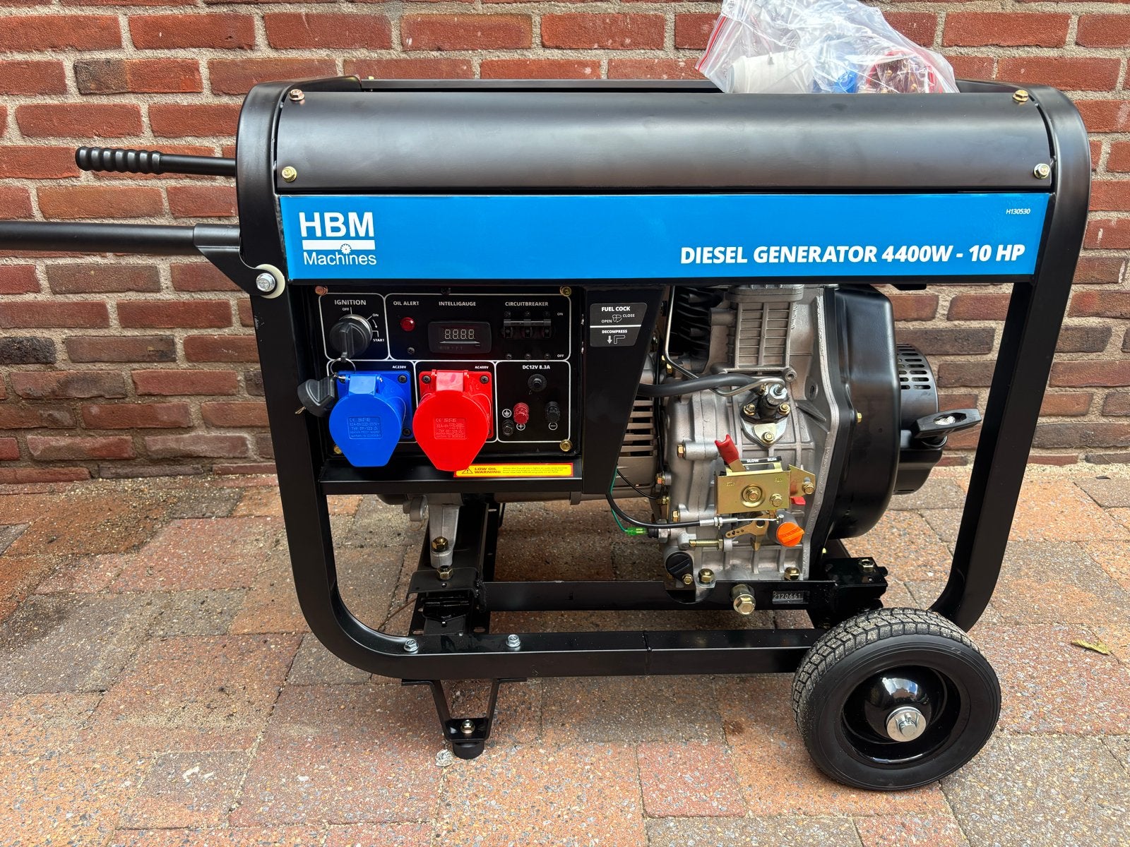 HBM Diesel Generator 4400W - Nieuw! Aggregaat, Ophalen, Nieuw