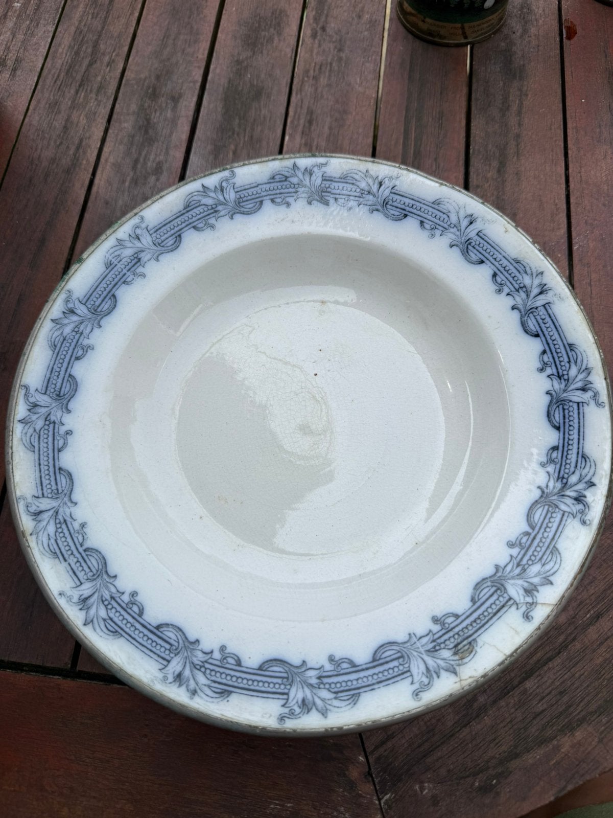 Antiek warmhoud bord Villeroy and Boch, Ophalen of Verzenden