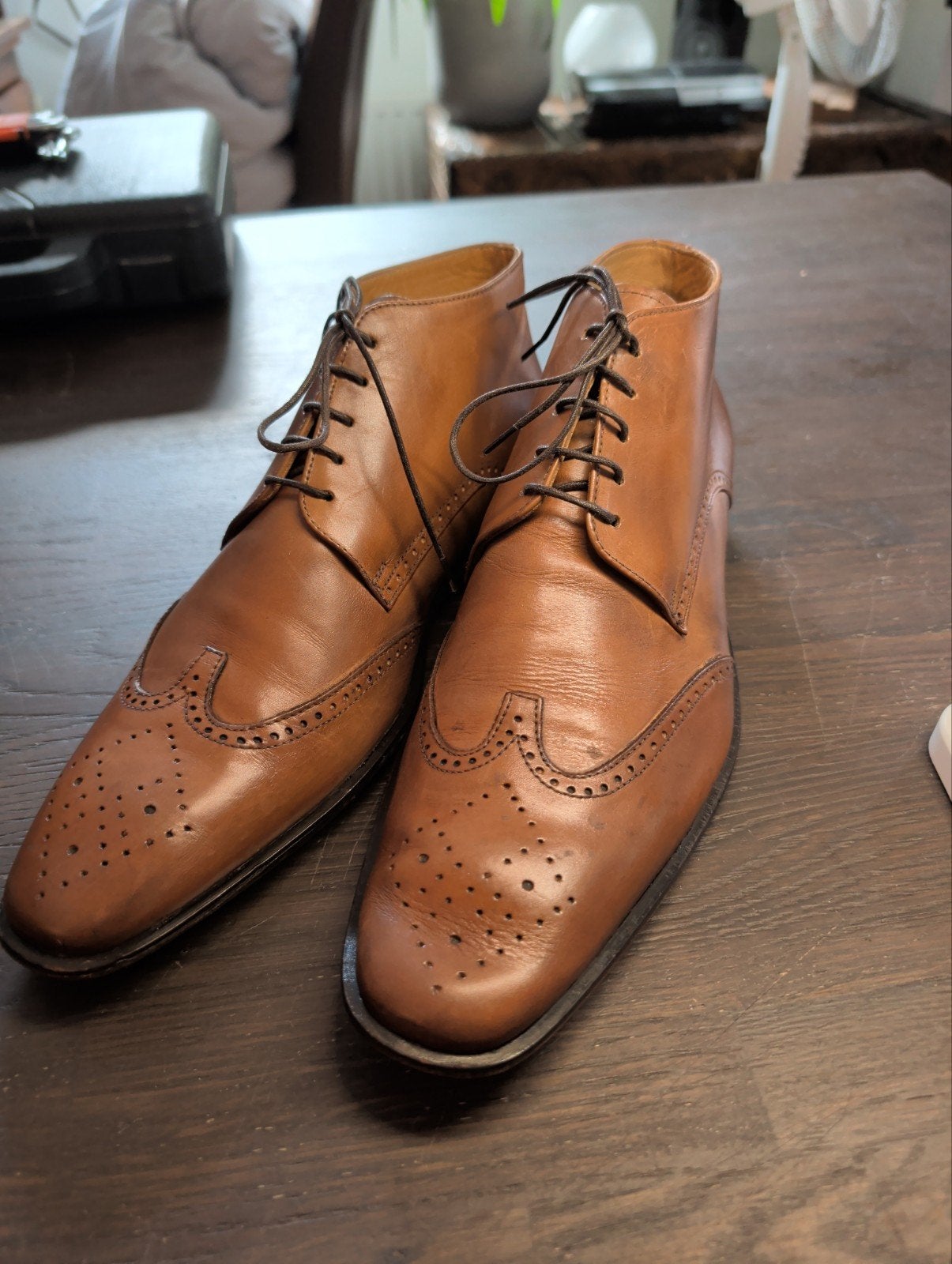 Giorgio 1958 herenschoenen, halfhoge boots, cognac, maat 42, Bruin, Ophalen of Verzenden, Gedragen, Boots