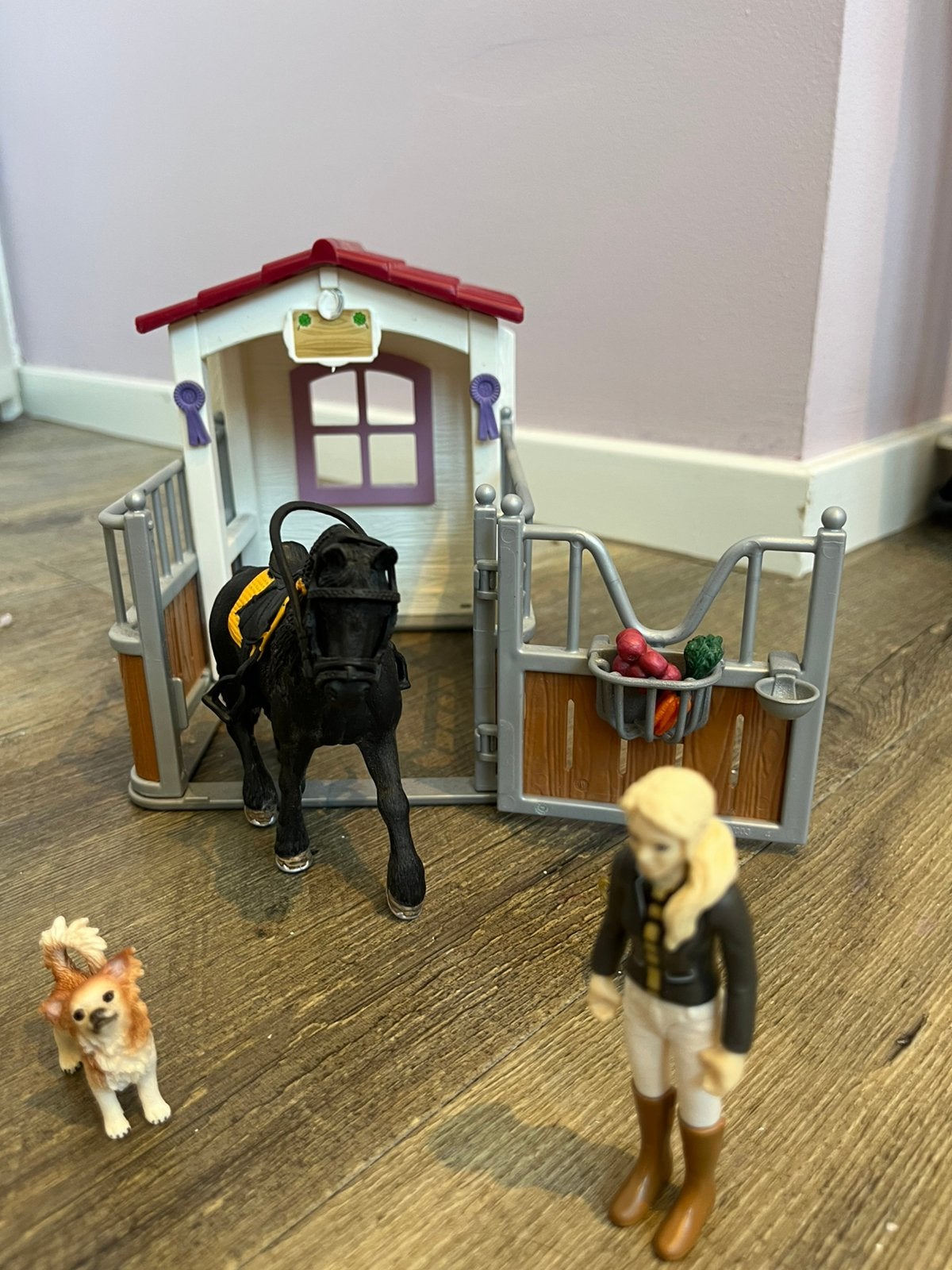 Schleich paardenbox, Ophalen of Verzenden, Zo goed als nieuw