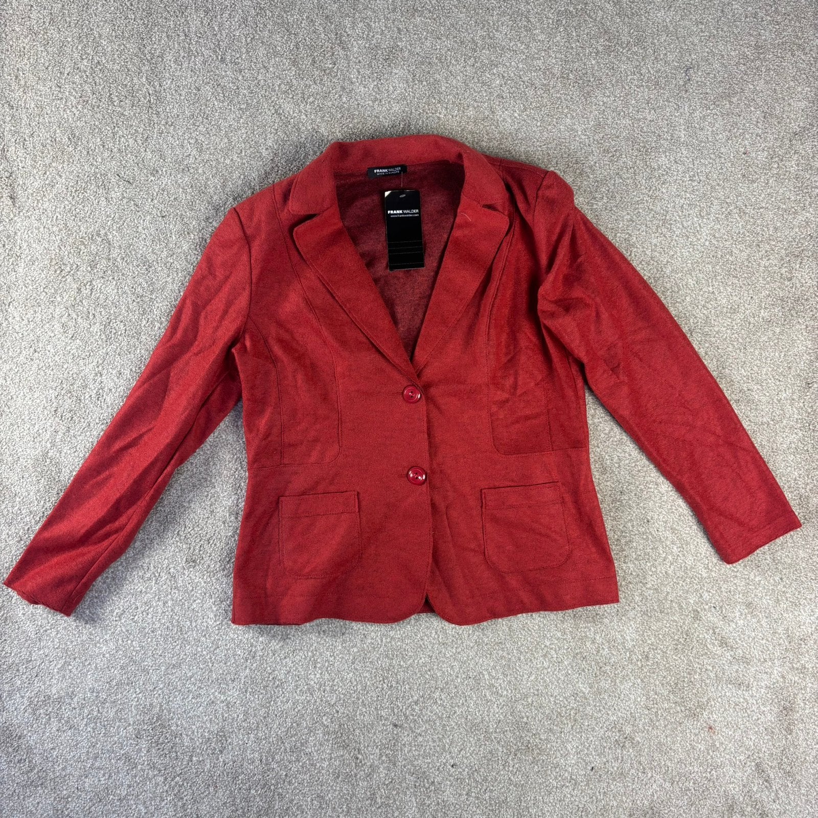 Frank Walder wollen blazer jasje NIEUW Maat 42, Kleding | Dames, ., Maat 42/44 (L), Ophalen of Verzenden, Zo goed als nieuw