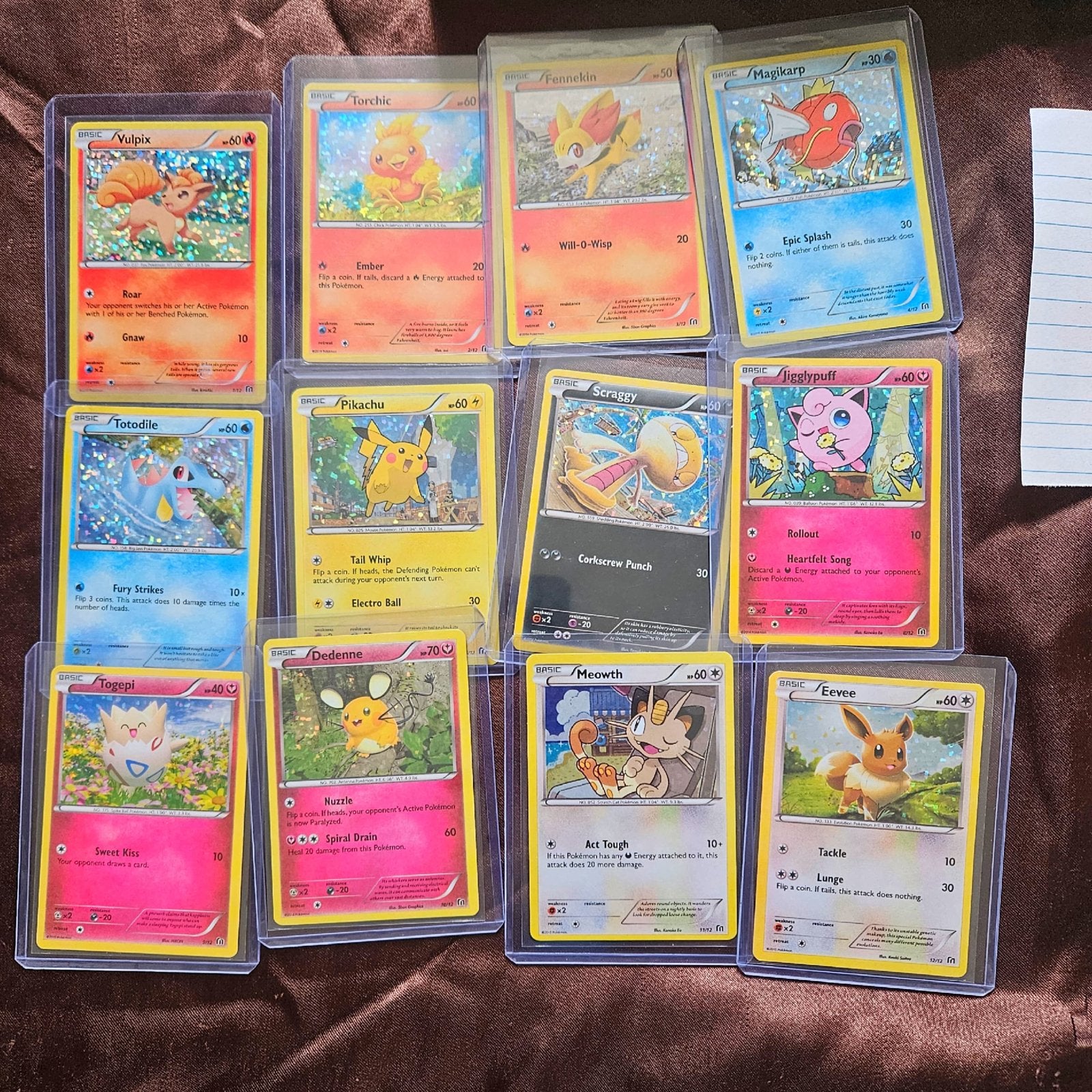 McDonald's Pokémon kaarten 2016, Ophalen of Verzenden, Zo goed als nieuw, Meerdere kaarten, Foil