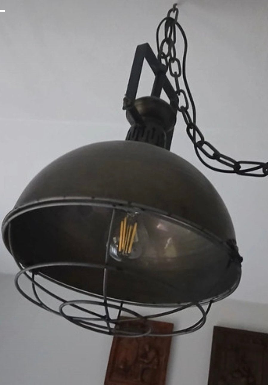 Stoere hanglamp, Ophalen of Verzenden, Zo goed als nieuw