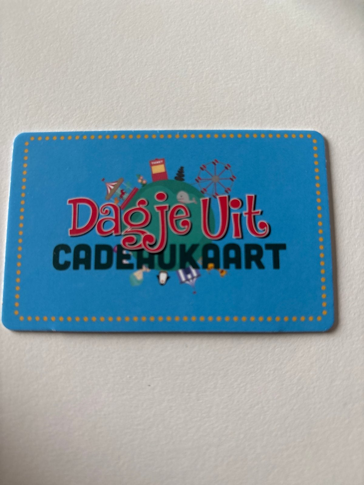 Dagje uit cadeaukaart, Tickets en Kaartjes