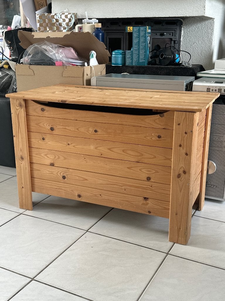 Houten (speelgoed) kist, Ophalen, Gebruikt, Meubelstuk of Keukentje