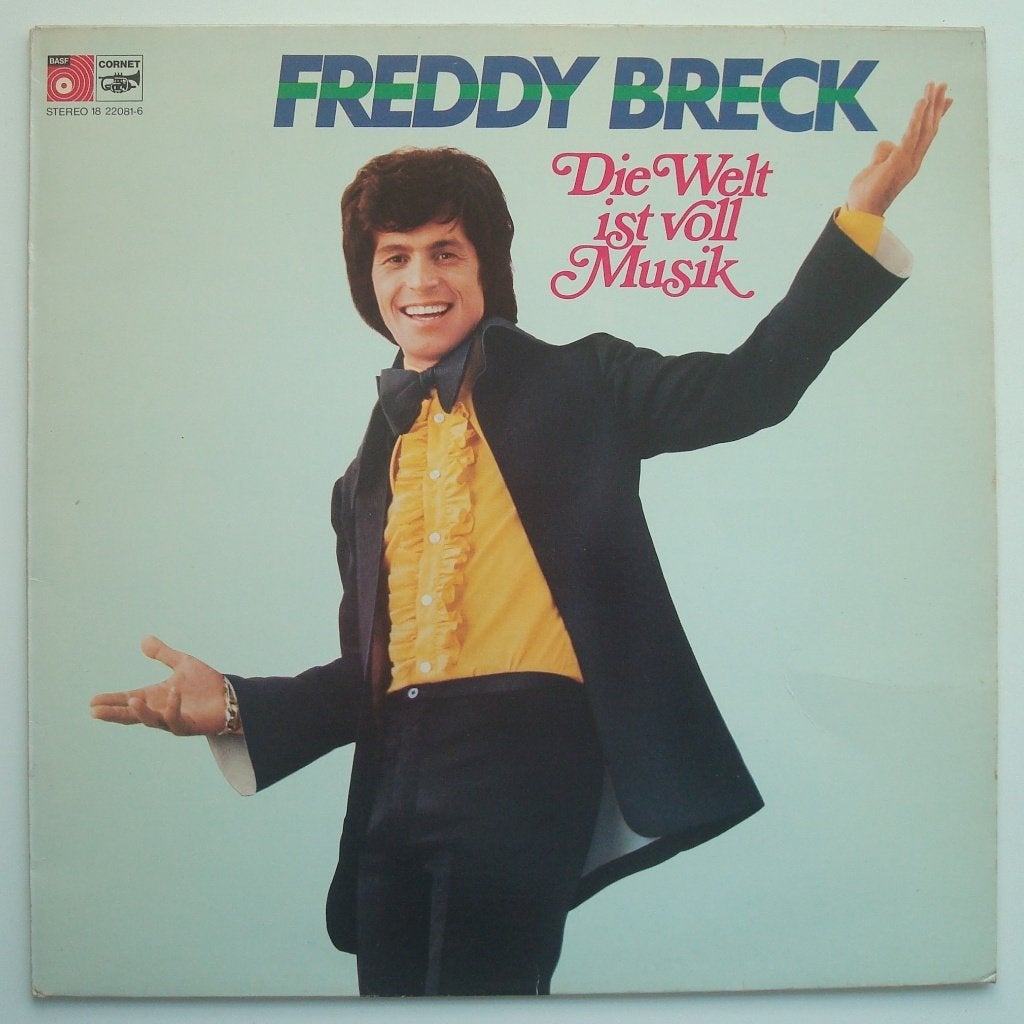 Freddy Breck - Die Welt ist Voll Musik,originele lp uit 1974, Ophalen, Gebruikt, 12 inch, LP