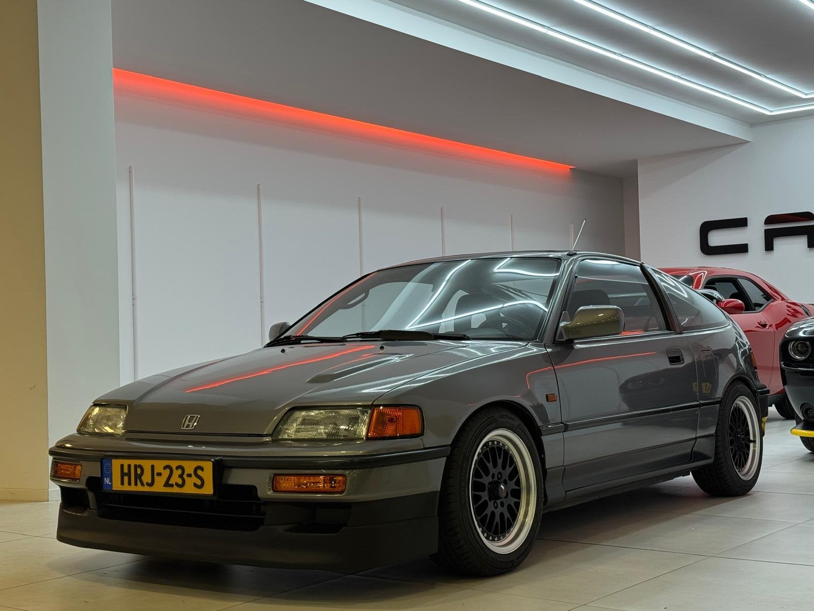 Honda CRX 1.6i 16V CRX DOHC (bj 1991), Auto's, Voorwielaandrijving, Zwart, Origineel Nederlands, Bedrijf