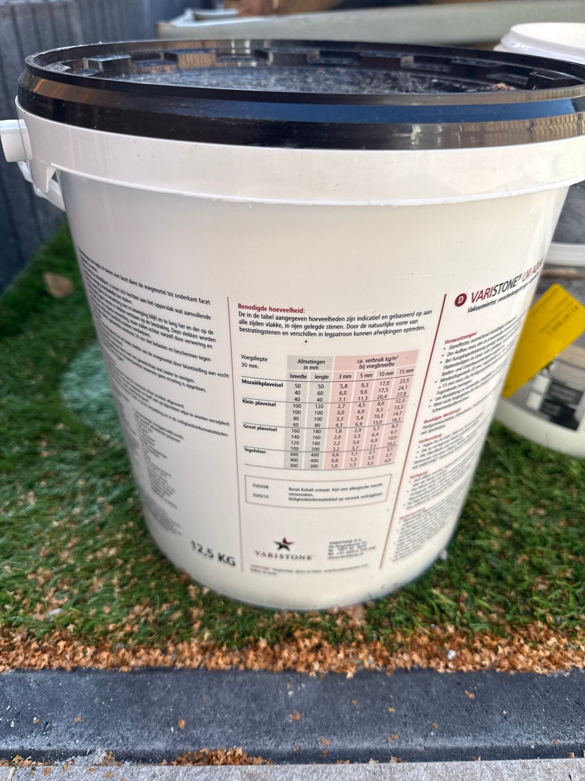 Varistone voegmortel voor tegels - 12.5 KG, Ophalen, Nieuw, Overige materialen, Overige typen