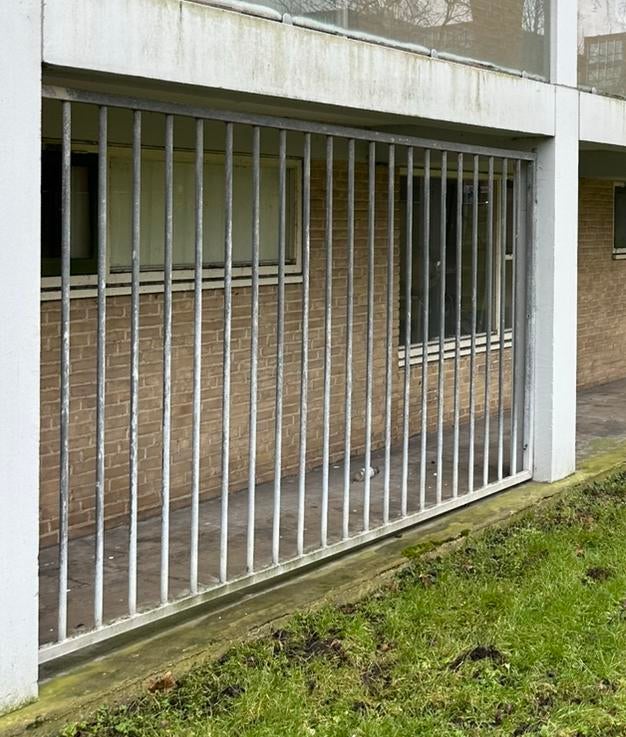 48 meter Verzinkte spijlhekken 254 & 345 x 200 cm hoog, Tuin en Terras, Gebruikt, Hugo, Hugo, Hugo