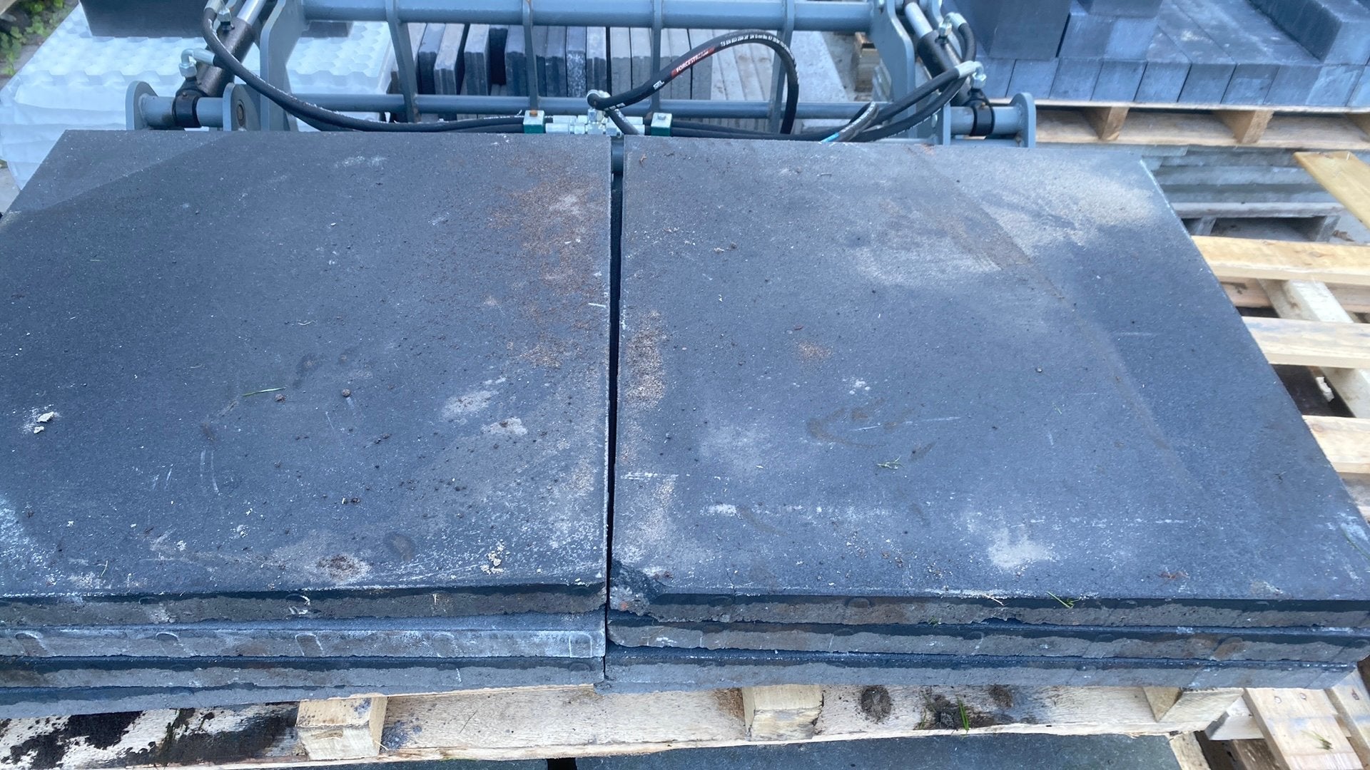 60x60x4 tegels antraciet, Tuin en Terras, Ophalen, Nieuw, Minder dan 5 m², Beton