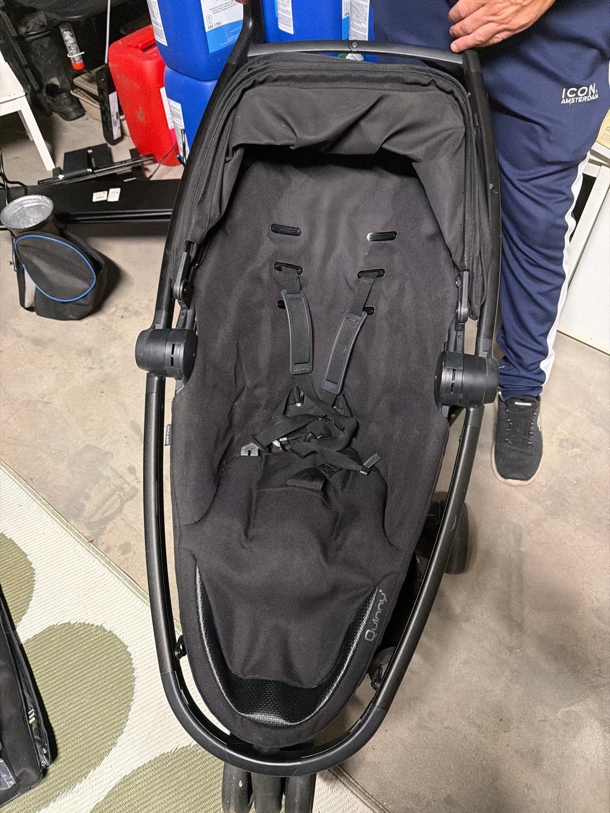 Quinny Kinderwagen - Zwart en Comfortabel, Ophalen of Verzenden, Gebruikt, Kinderwagen, Quinny