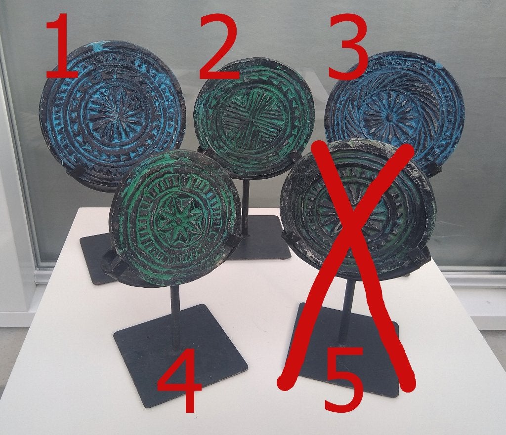 Decoratief Japatti steen op metalen standaard - NU ACTIE DHL, Ophalen of Verzenden