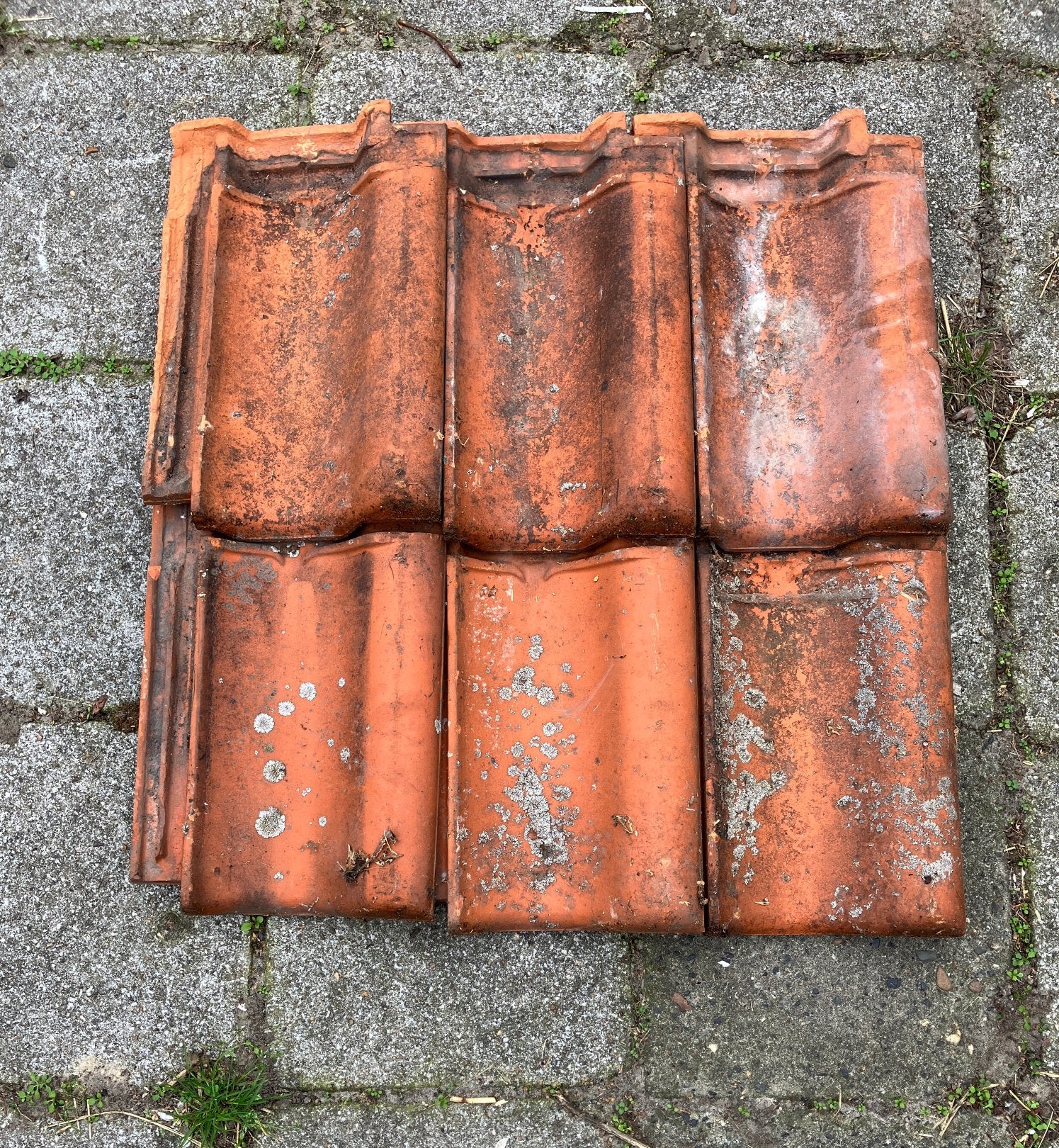 Gebruikte dakpannen - voor houthok of kleine schuur, Ophalen, Gebruikt, Steen of Klei, 15 m² of meer