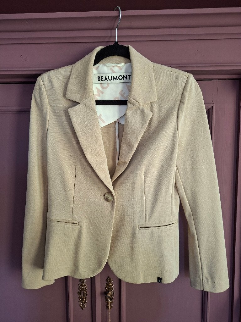 Beaumont pak, Maat 38/40 (M), Kostuum of Pak, Beige, Beaumont